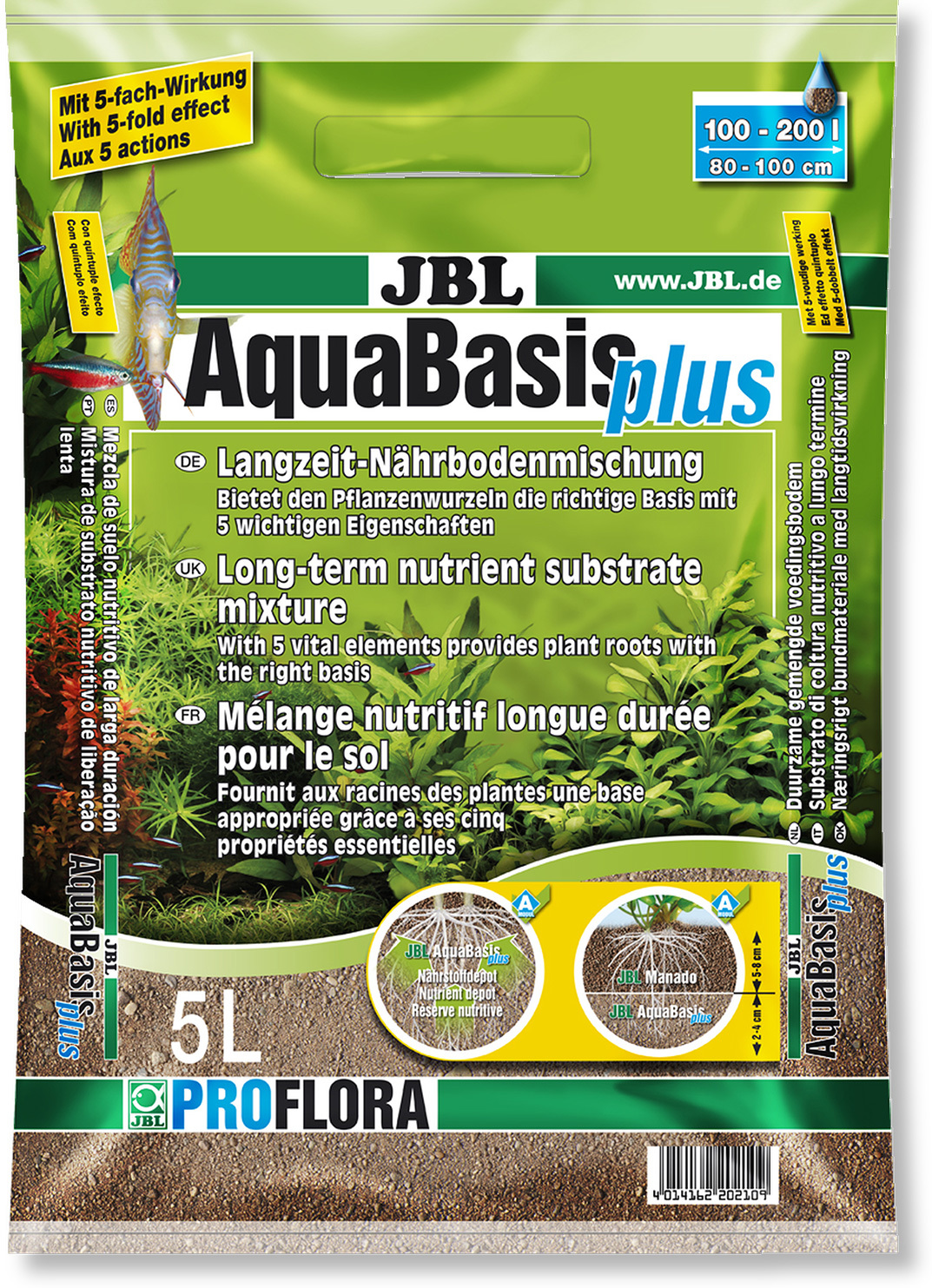 JBL AquaBasis Plus amestec de medii, granule minerale