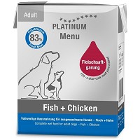 Platinum Menu Fish + Chicken hrană umedă pentru câini