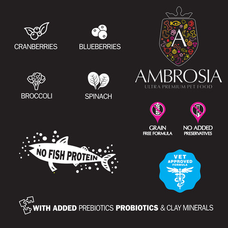 Ambrosia Dog Adult GF Fresh Venison & Lamb