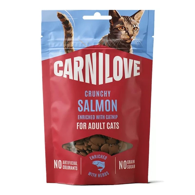 CarniLove Cat Crunchy Snack lazaccal és mentával | Ízletes jutalomfalat macskáknak
