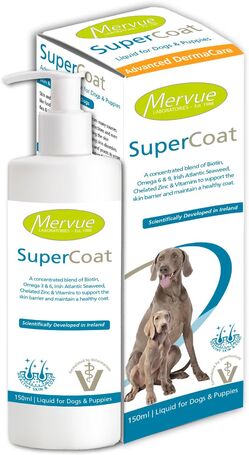 Mervue SuperCoat Dog szőr- és bőrtápláló olaj tasakokban