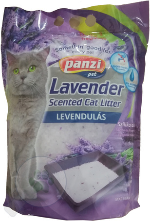 Panzi levendula illatú szilikonos macskaalom