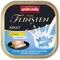 Animonda Vom Feinsten csirkehúsos macskaeledel tejes töltelékkel Animonda Vom Feinsten csirkehúsos macskaeledel tejes töltelékkel