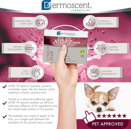Dermoscent ATOP 7 spot-on kutyáknak és macskáknak