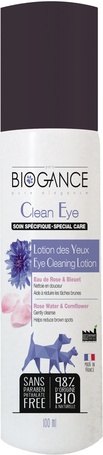 Biogance Clean Eye szemkörnyék tisztító folyadék kutyáknak és macskáknak