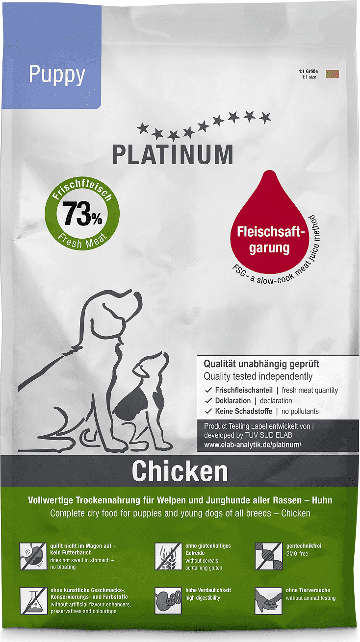 Platinum Puppy Chicken kölyök kutyatáp csirkével