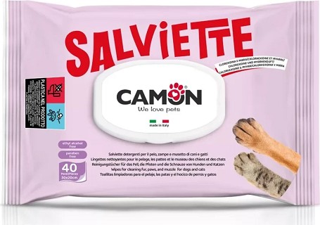 Camon fertőtlenítő törlőkendő kutyáknak és macskáknak