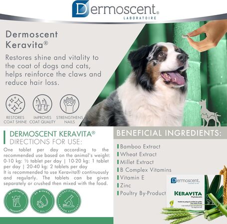 Dermoscent Keravita kutyáknak és macskáknak