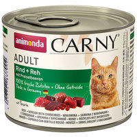 Animonda Carny Adult marhás, szarvasos és vörösáfonyás konzerv macskáknak