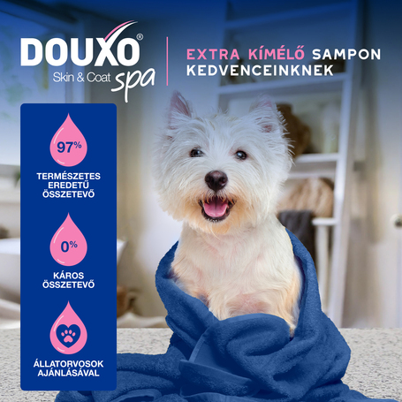 Douxo Spa viszketéscsillapító sampon kutyáknak