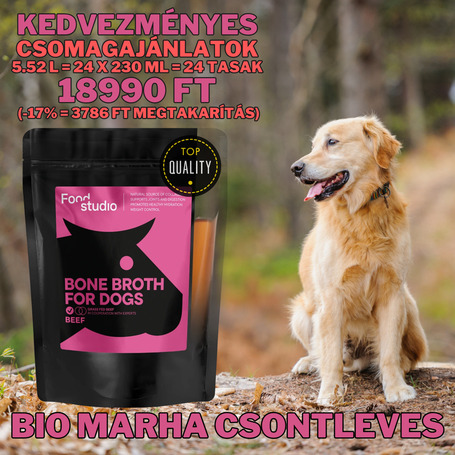 Food Studio fűvel táplált marha csontleves