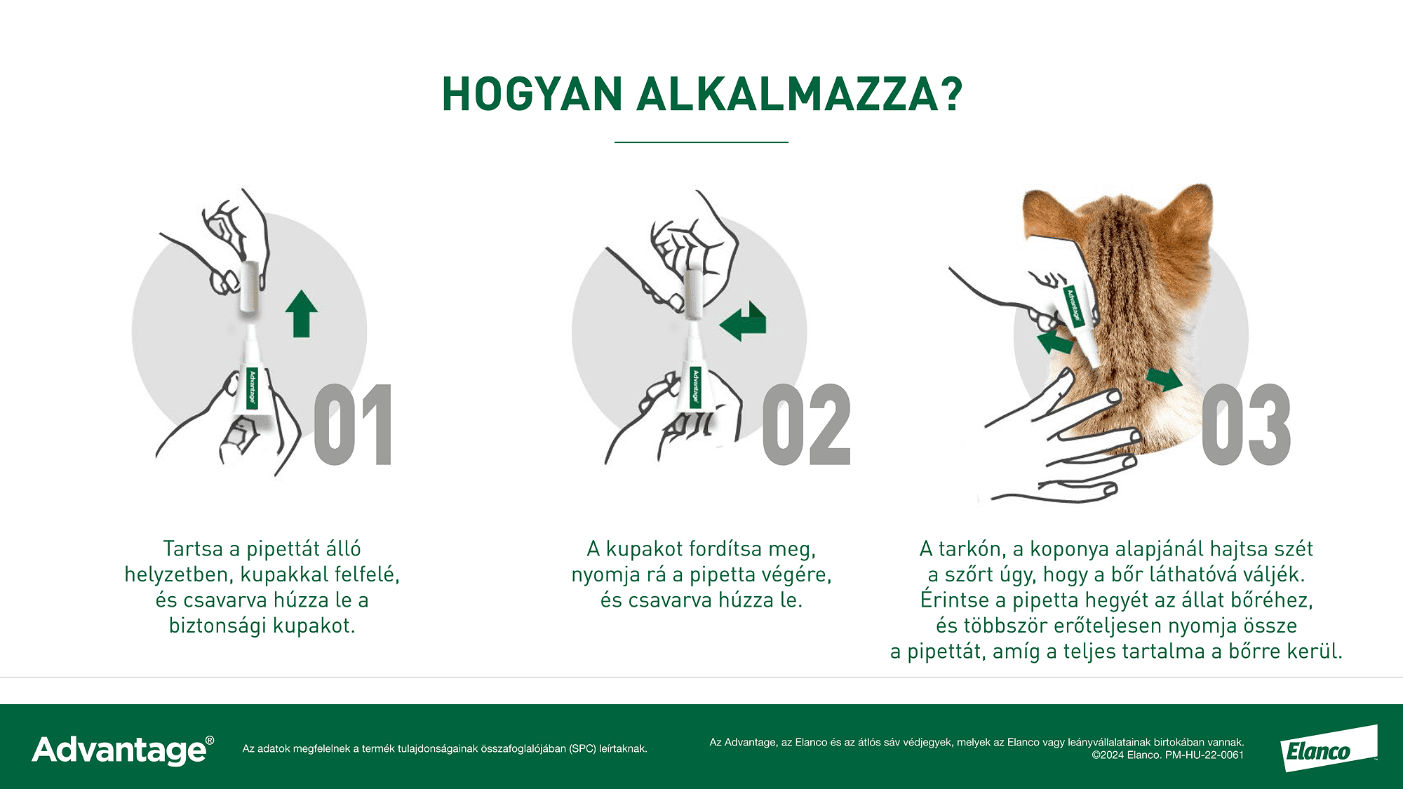 Advantage 80 spot on macskáknak és nyulaknak