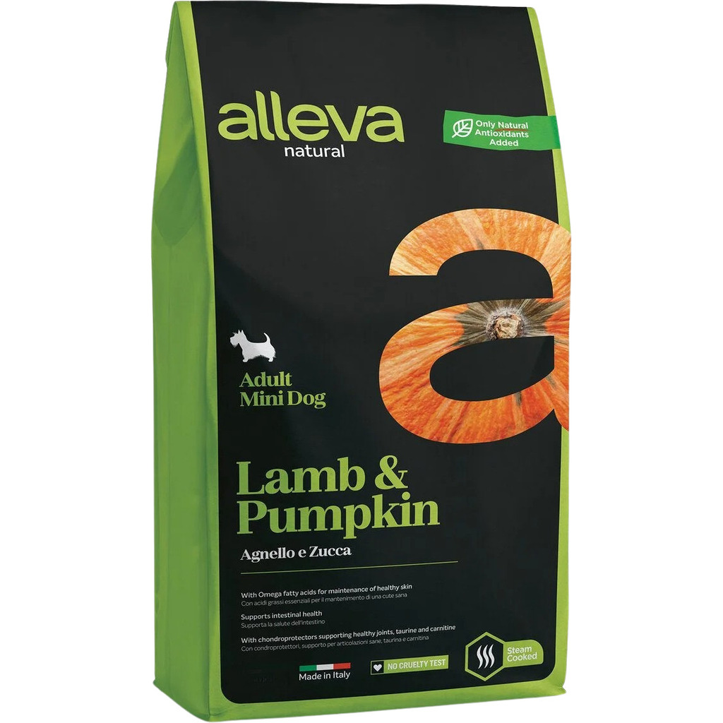Alleva Natural Dog Lamb & Pumpkin Adult Mini | Okosgazdi