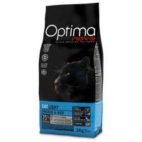 Visán Optimanova Cat Light Chicken & Rice energiacsökkentett táp macskáknak