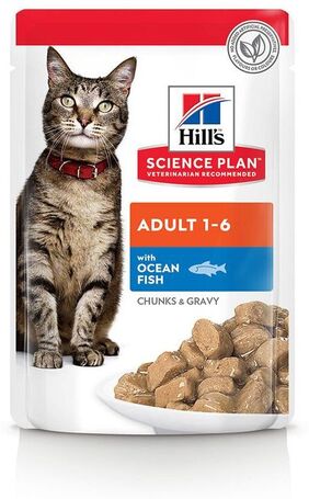 Hill's Science Plan Feline Ocean Fish szószos macskaeledel