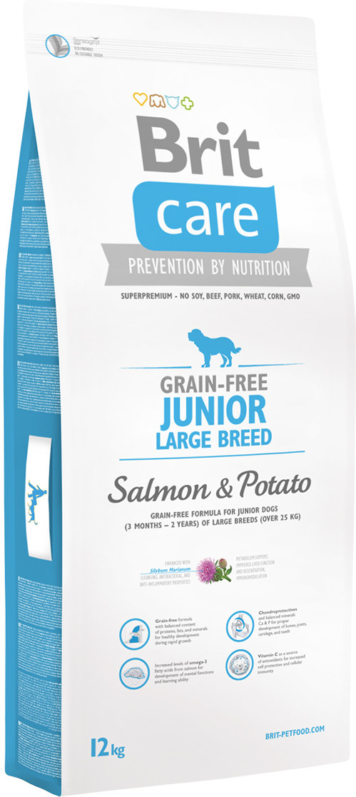 Brit Care Grain-Free Junior Large Breed Salmon & Potato - zoom