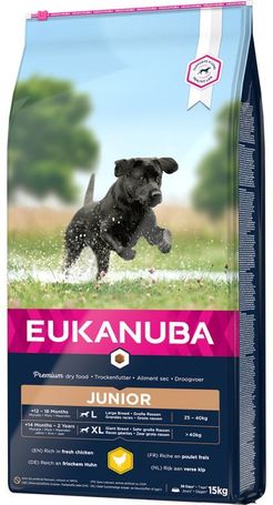 Eukanuba Junior Large nagytestű és óriás testű kutyáknak