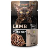 Leonardo bárányhús extra tépett marhahússal alutasakos macskaeledel #2