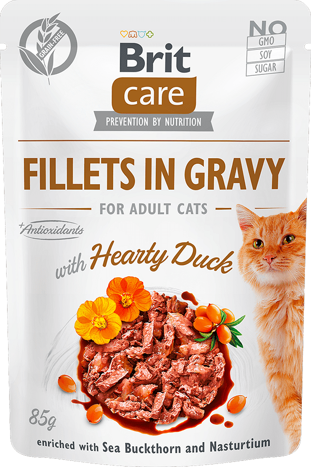 Brit Care Cat file de rață în sos 85 g