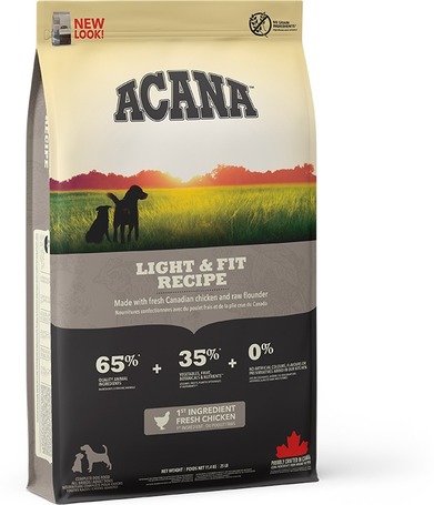 Acana Light & Fit száraztáp túlsúlyos kutyák részére