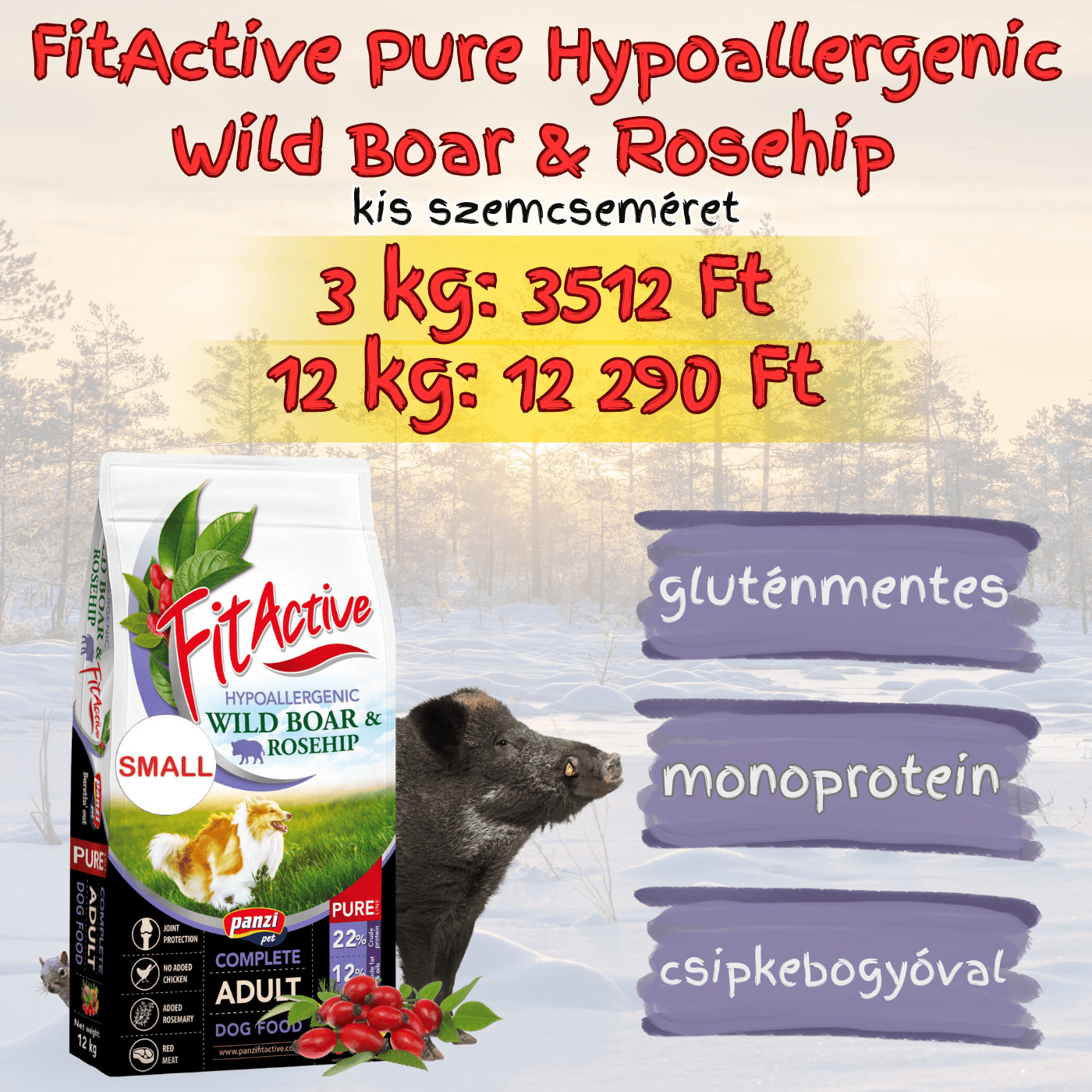 Pure Wild Boar 3 kg (1400 x 1400 px)