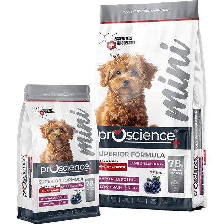 ProScience Mini Puppy Dog Lamb & Blueberry