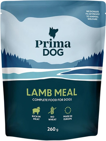 Primadog szaftos bárányhús alutasakban kutyáknak