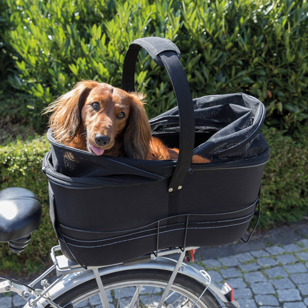 Trixie coş de portbagaj pentru bicicletă perfect pentru câini de talie mică - zoom
