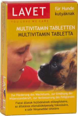 Lavet multivitamin tabletta kutyáknak