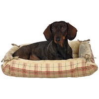 Agui Scotland Bed culcuș în culori gri și maro pentru câini