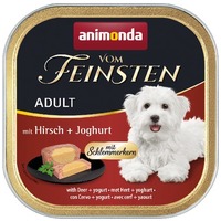Animonda Vom Feinsten Gourmet szarvasos és joghurtos kutyaeledel alutálkában
