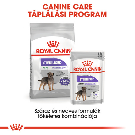 Royal Canin Sterilised - Nedves táp ivartalanított felnőtt kutyák részére