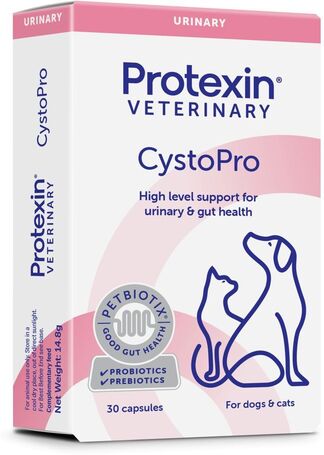 Protexin Cystopro húgyúti problémák kezelésére és megelőzésére kutyáknak és macskáknak