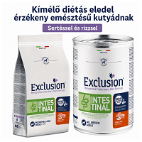 Exclusion Intestinal: monoprotein diéta érzékeny emésztésű kutyáknak és macskáknak