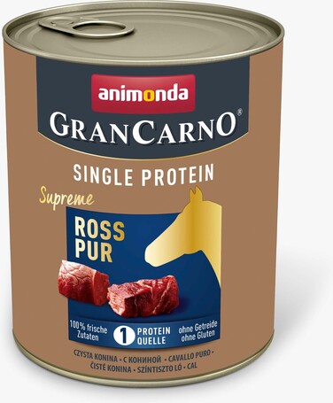 Animonda Grancarno Single Protein konzerv lóhússal