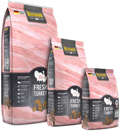 Belcando Mastercraft Fresh Turkey | 80% friss pulyka-és csirkehúsból készült szuperprémium német kutyatáp
