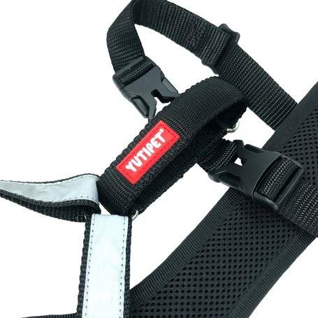 Yutipet Easy biztonsági kutyahám (Fekete)