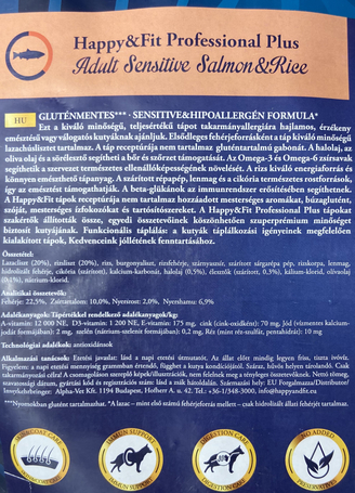 Happy&Fit Adult Sensitive Salmon & Rice
