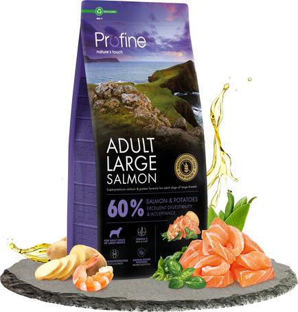 Profine Adult Large Breed Salmon & Potatoes | Táp nagytestű kutyáknak lazaccal és burgonyával