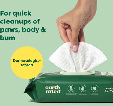 Earth Rated környezetbarát nedves törlőkendő