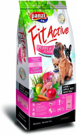 FitActive Puppy & Junior Lamb, Apple & Rice | Táp kölyök és növendék kutyáknak