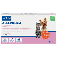 Virbac Allerderm spot-on tratament suplimentar pentru bolile de piele