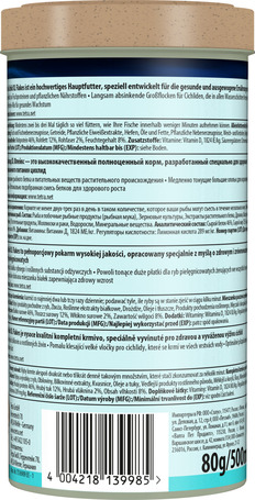 Tetra Cichlid XL Flakes lemezes sügértáp