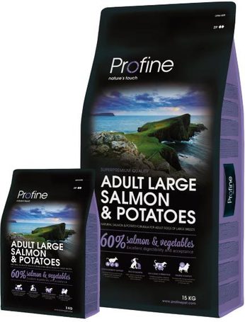 Profine Adult Large Breed Salmon & Potatoes | Táp nagytestű kutyáknak lazaccal és burgonyával