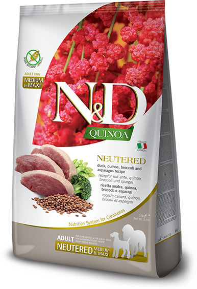 N&D Dog Quinoa Neutered Adult Medium & Maxi