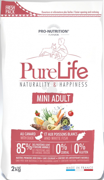 Pro-Nutrition Pure Life Adult Mini au Canard with Duck - zoom