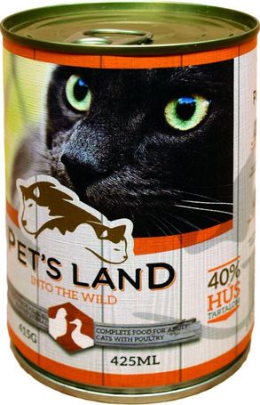 Pet's Land Cat konzerv baromfival