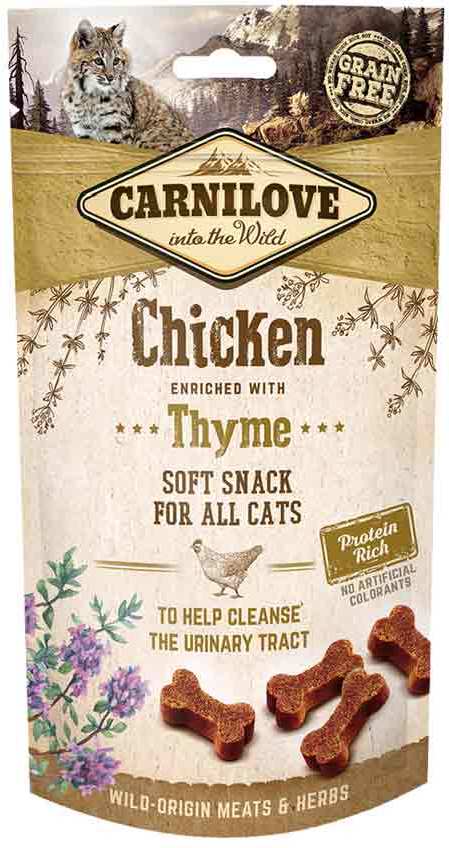 CarniLove Cat Semi Moist Snack Chicken enriched with Thyme