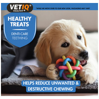 Vetiq Healthy Treats Denti-Care Teething jutalomfalat kölyökkutyáknak #5