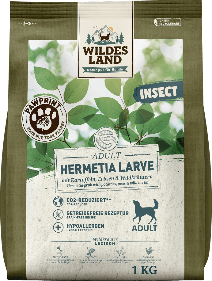 Wildes Land Adult száraztáp rovarfehérjével